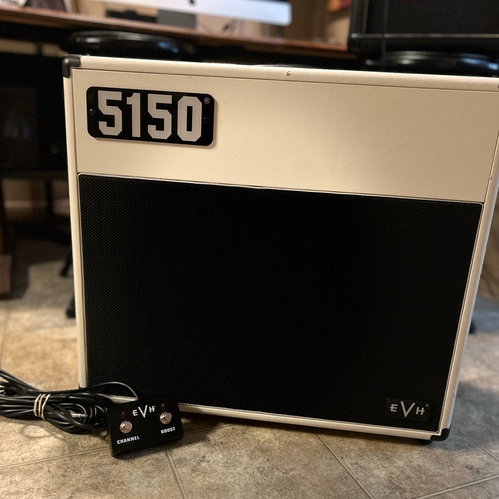 EVH 5150 Iconic Series 40-watt 1 x 12-inch Tube Combo Amp - Ivory